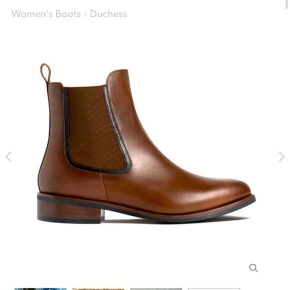 Thursday Boot Company Brown Duchess Genuine Leather Ankle Boots Sz 10 - Picture 1 of 11